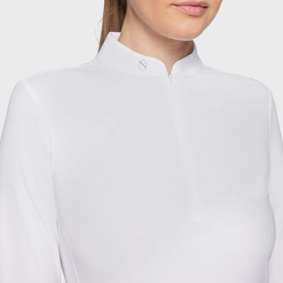 Polo de concours Louisella blanc - SAMSHIELD