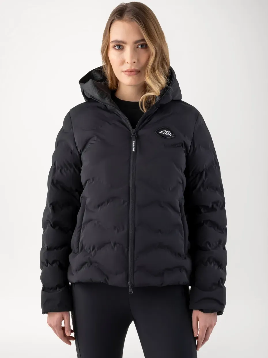 Bomber Imbottito Noir - EQUILINE