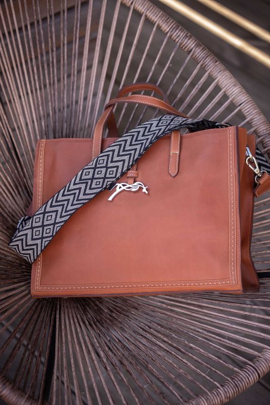 Sac Romane Cognac - Pénélope LEPREVOST Sac Romane Cognac - Pénélope LEPREVOST