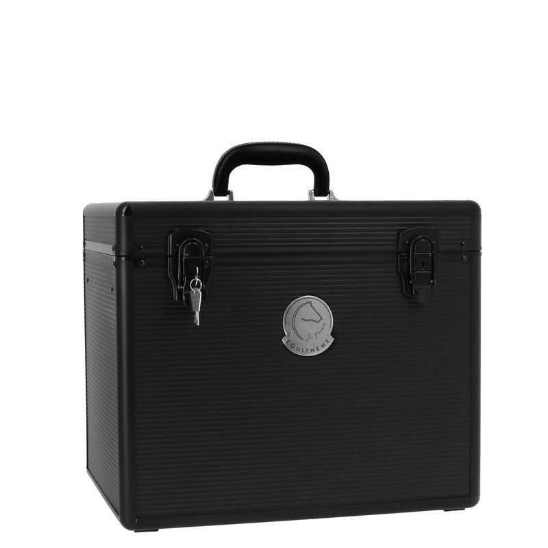 Coffre de pansage noir -EQUITHEME Coffre de pansage noir -EQUITHEME