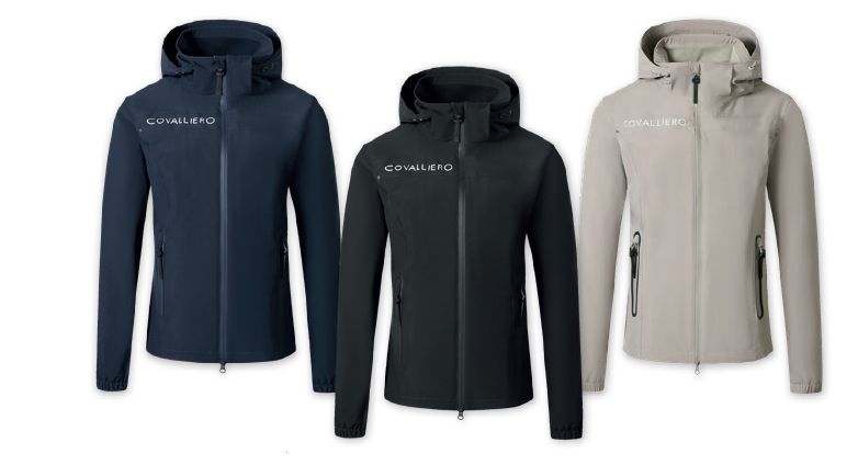 Veste imperméable noire - CAVALLIERO