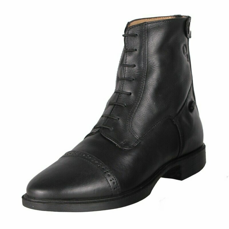 Boots cuir Toulouse noir - QHP