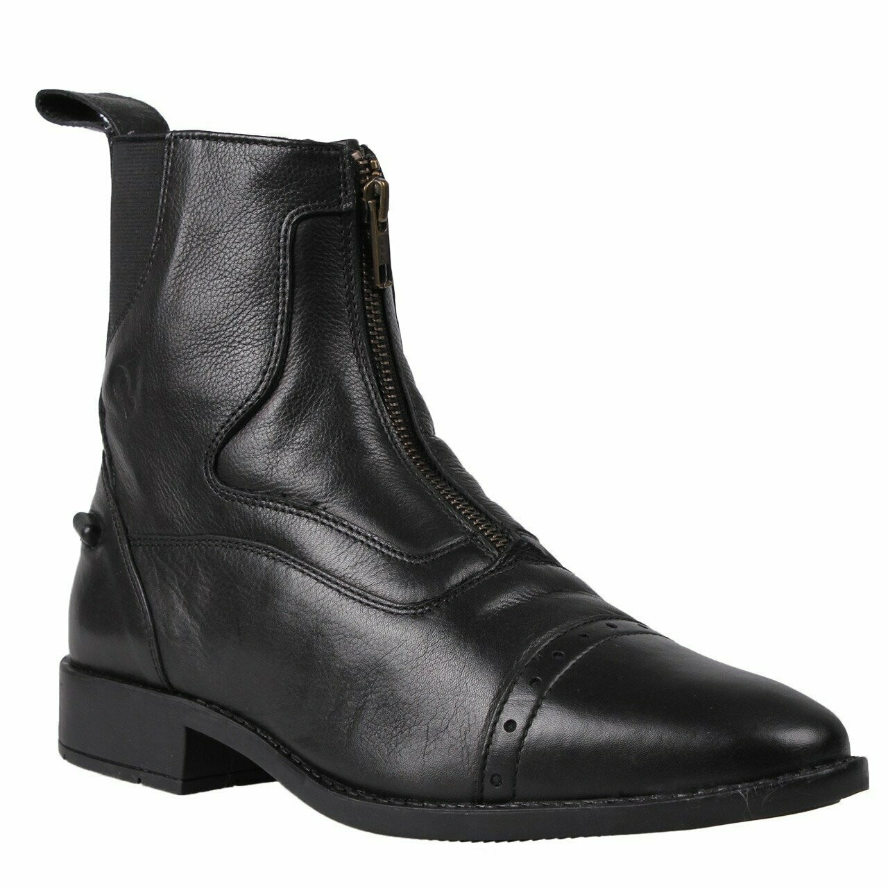 Boots cuir Milaan noir - QHP Boots cuir Milaan noir - QHP