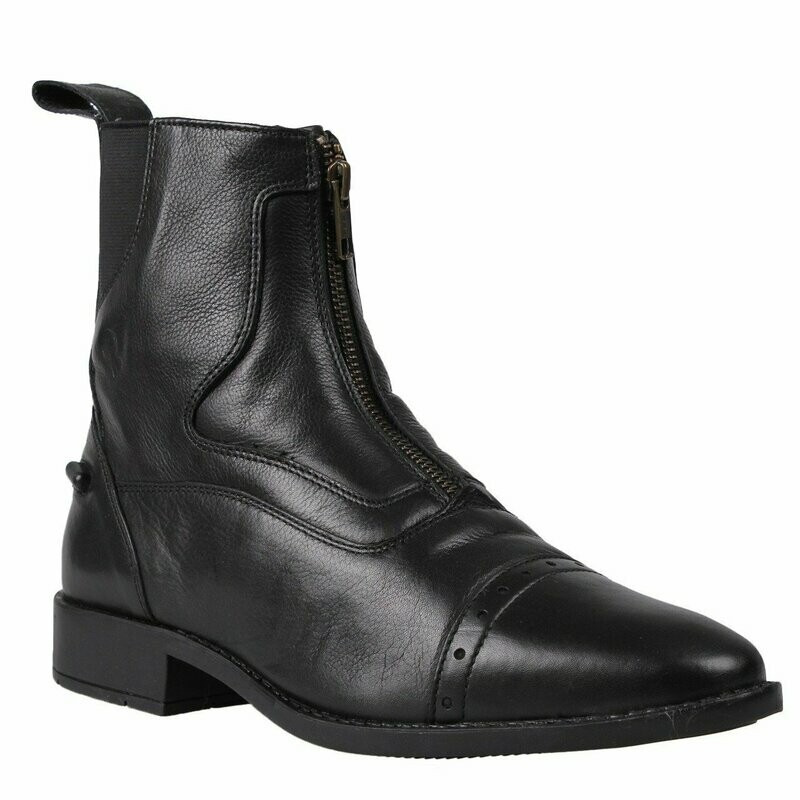 Boots cuir Milaan noir - QHP
