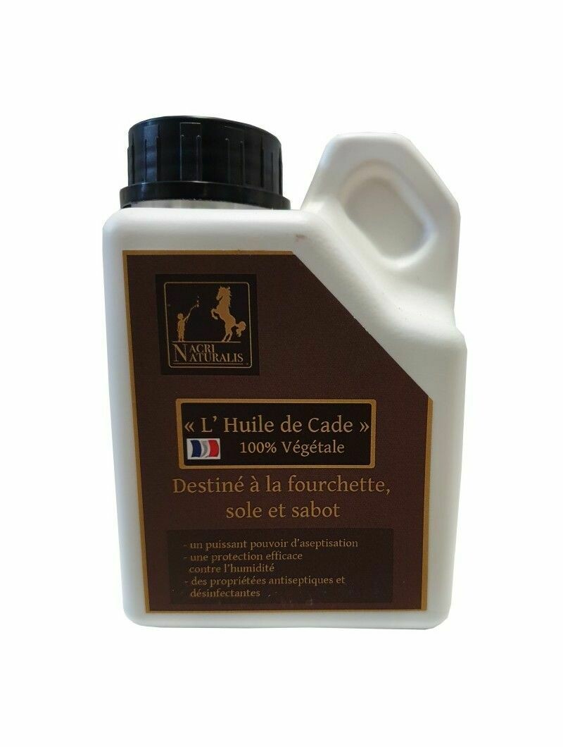 Huile de Cade fourchettes, sole et sabots 500g Huile de Cade fourchettes, sole et sabots 500g