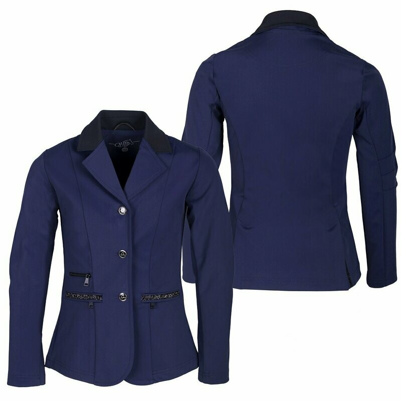 Veste de concours Juliet Junior Marine - QHP Veste de concours Juliet Junior Marine - QHP