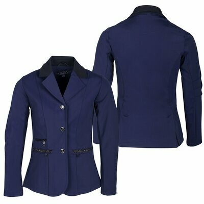 Veste de concours Juliet Junior Marine - QHP Veste de concours Juliet Junior Marine - QHP