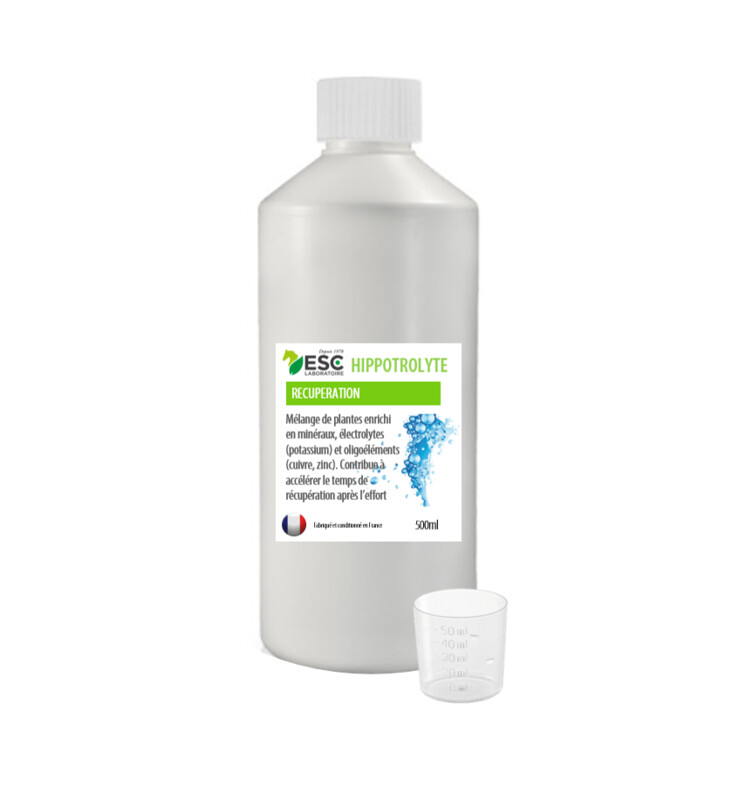 Hippotrolyte 500ml - rehydratation du cheval - ESC Laboratoire Hippotrolyte 500ml - rehydratation du cheval - ESC Laboratoire