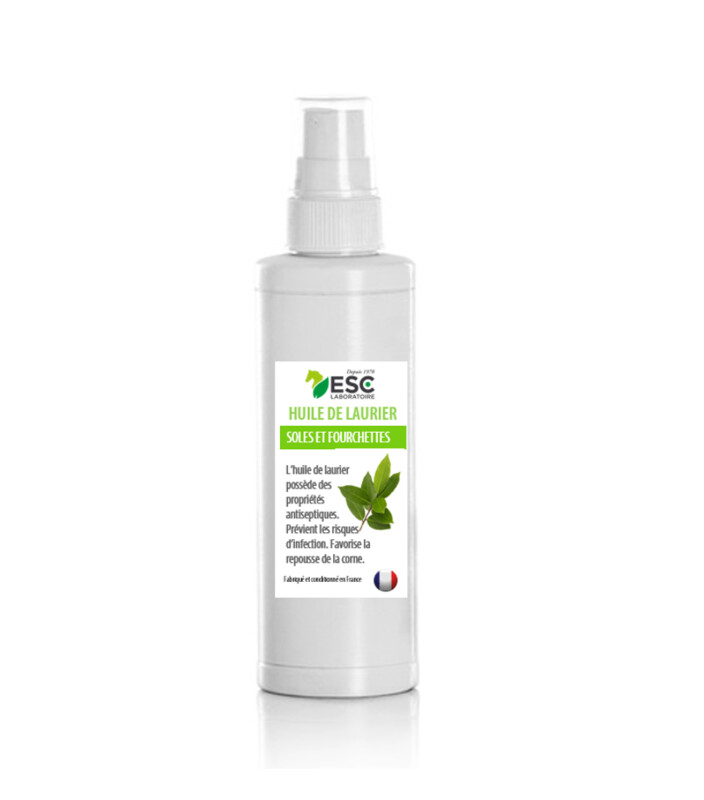 Huile de Laurier 200ml - cornes/soles/fourchette - ESC Laboratoire Huile de Laurier 200ml - cornes/soles/fourchette - ESC Laboratoire