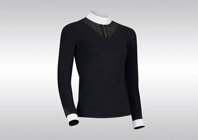 Polo Béatrice noir L - SAMSHIELD Polo Béatrice noir L - SAMSHIELD