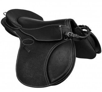 Selle Poney Evolution jumping 15.5 noir - GUY CANTIN