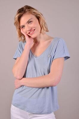 Tee shirt "Tara" Bleu - HARCOUR