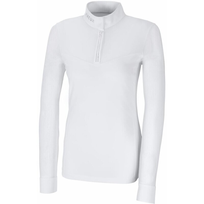 Polo de concours Elonie blanc ou marine - PIKEUR Polo de concours Elonie blanc ou marine - PIKEUR