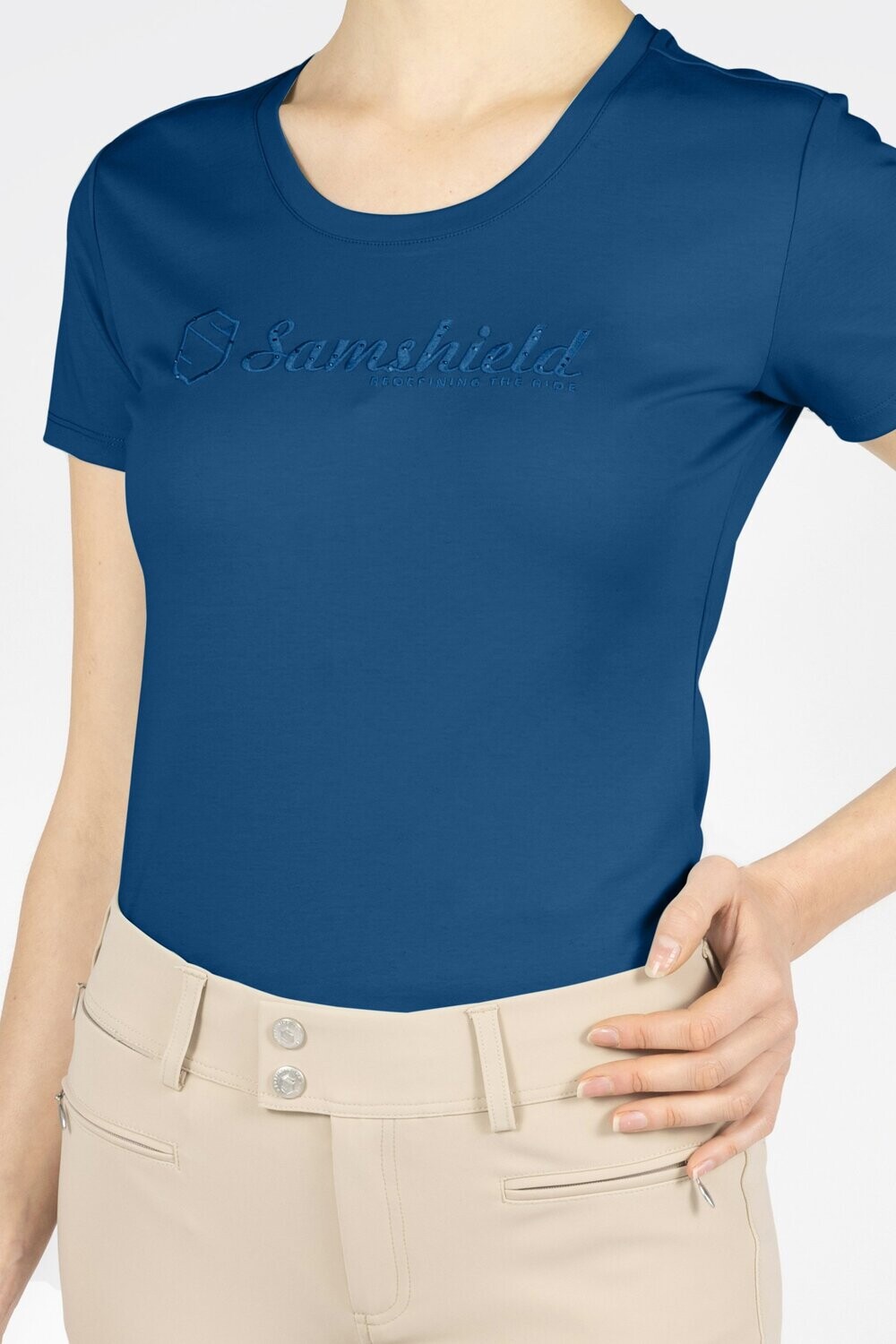 Tee shirt Axelle Bonnie Seaport Blue XXS- SAMSHIELD Tee shirt Axelle Bonnie Seaport Blue XXS- SAMSHIELD