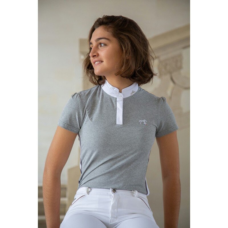 Polo Polo "Moon" gris - PENELOPE LEPREVOST