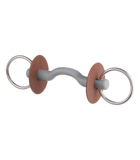 Mors 2 anneaux avec canon passage de langue anneaux 6cm - BERIS