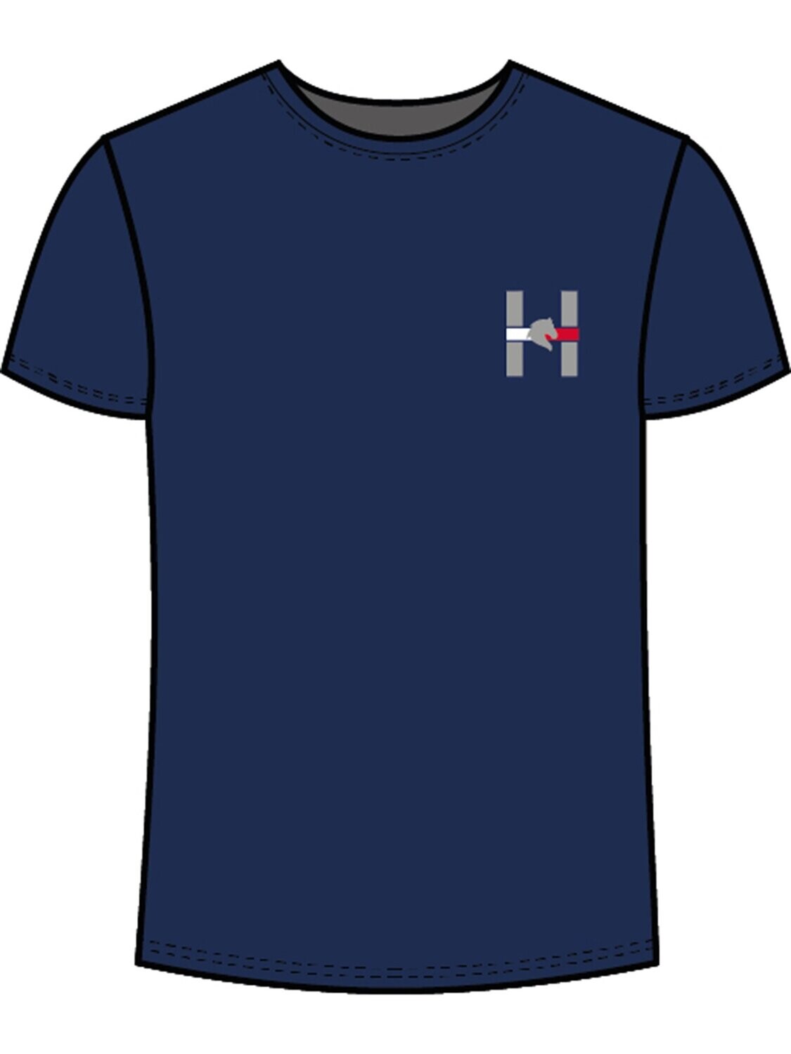 Tee shirt marine logo XL - TOMMY HILFIGER Tee shirt marine logo XL - TOMMY HILFIGER