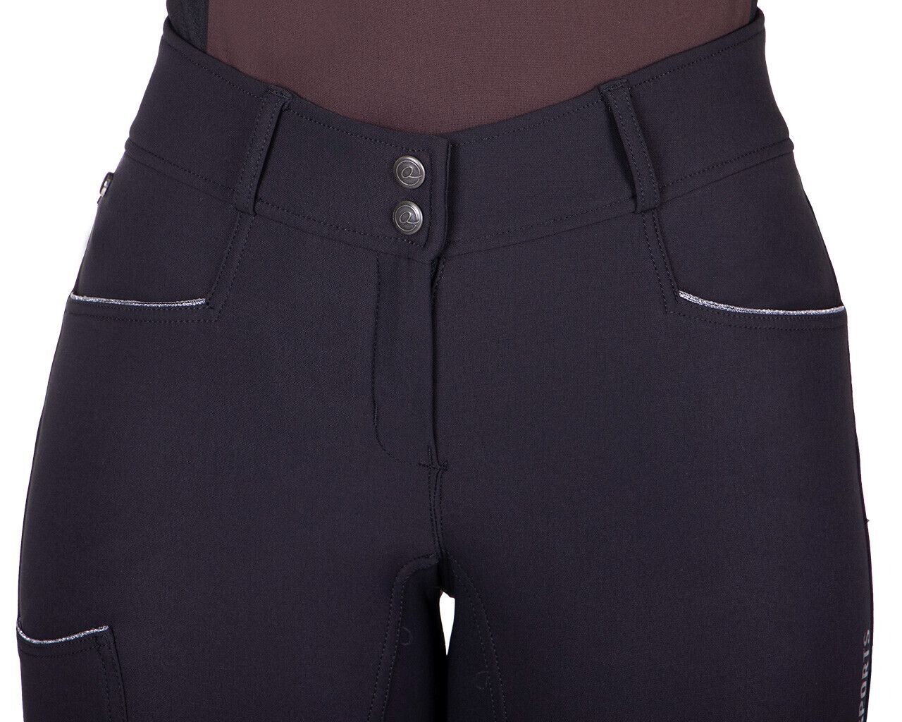 Pantalon Julin full grip noir - QHP Pantalon Julin full grip noir - QHP