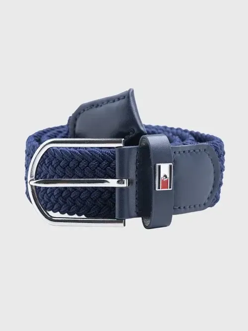 Ceinture tressée extensible San José marine - TOMMY HILFIGER Ceinture tressée extensible San José marine - TOMMY HILFIGER