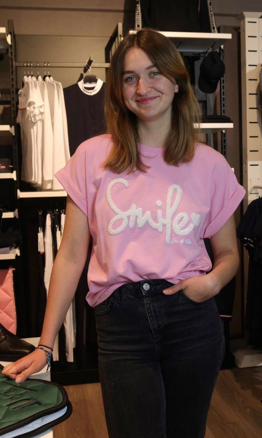 Tee shirt smile - Ju et Pa Tee shirt smile - Ju et Pa, Couleur: Rose