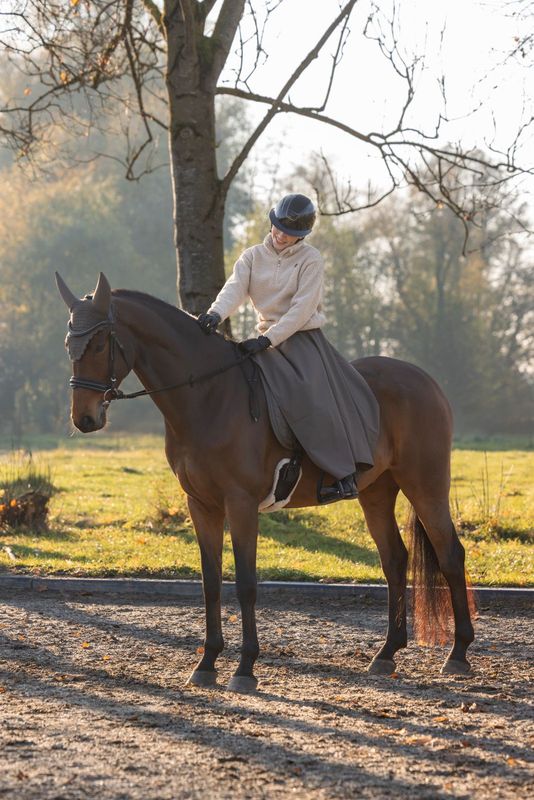 Jupe d'équitation thermique noir -  COVALLIERO