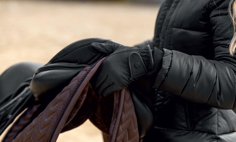 Gants d'équitation noir - COVALLIERO Gants d'équitation noir - COVALLIERO