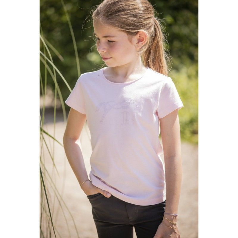 Tee shirt Iconic strass rose - Pénélope LEPREVOST