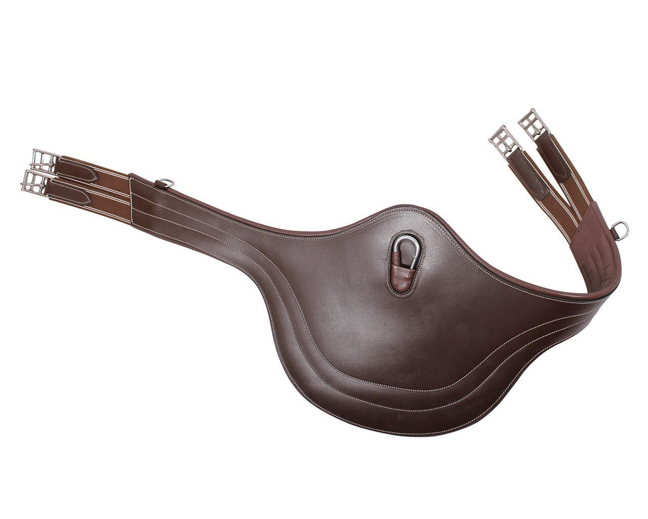 Sangle à bavette luxe marron - QHP Sangle à bavette luxe marron - QHP