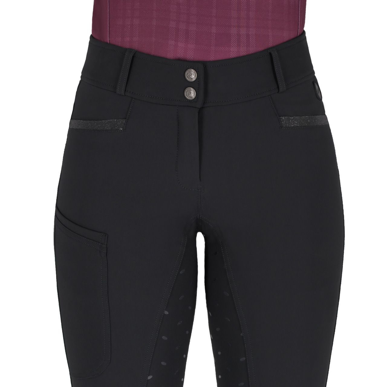 Pantalon Zarah noir full grip -QHP Pantalon Zarah noir full grip -QHP