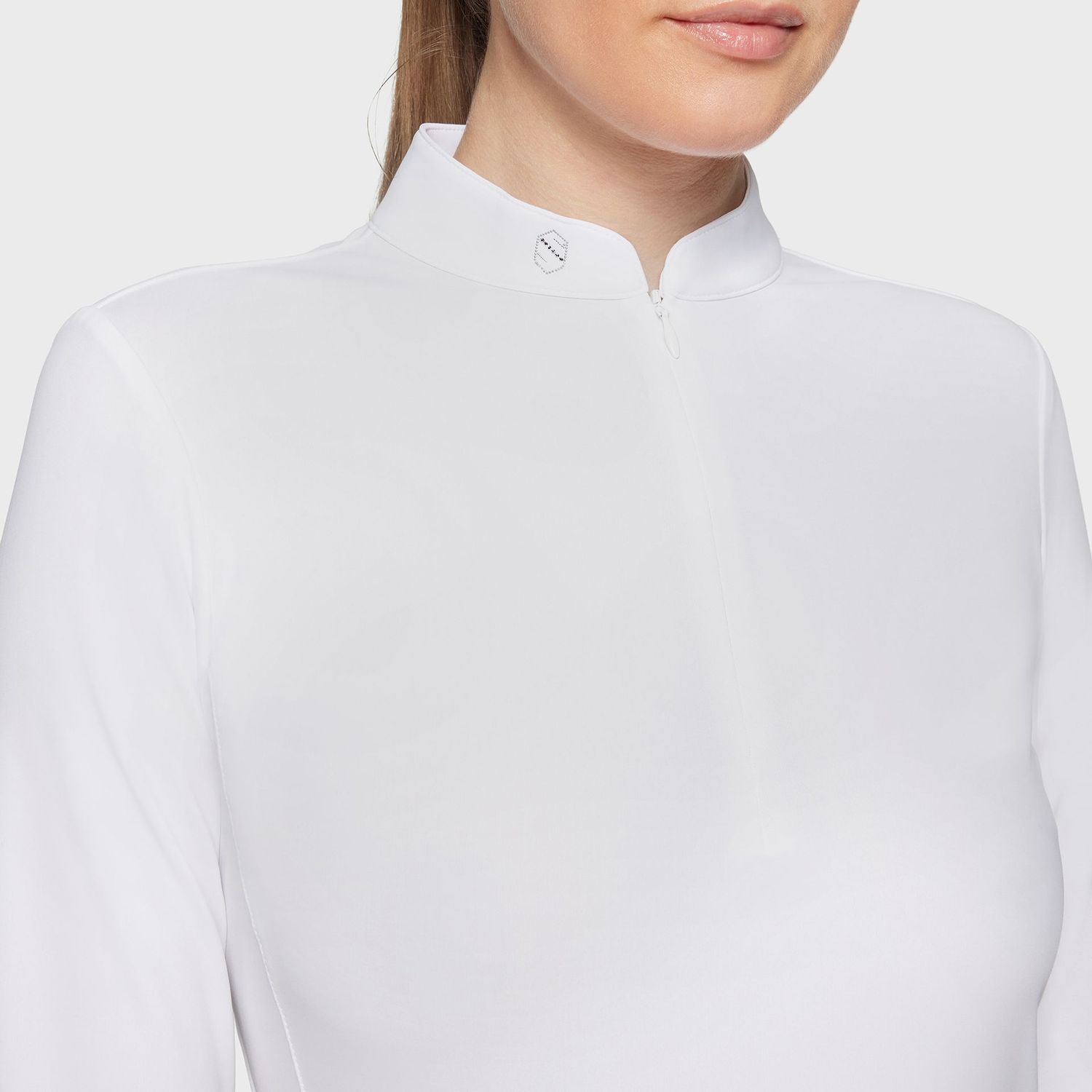 Polo de concours Louisella blanc - SAMSHIELD Polo de concours Louisella blanc - SAMSHIELD