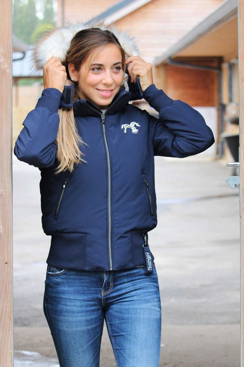 Blouson Step Cap marine - PENELOPE