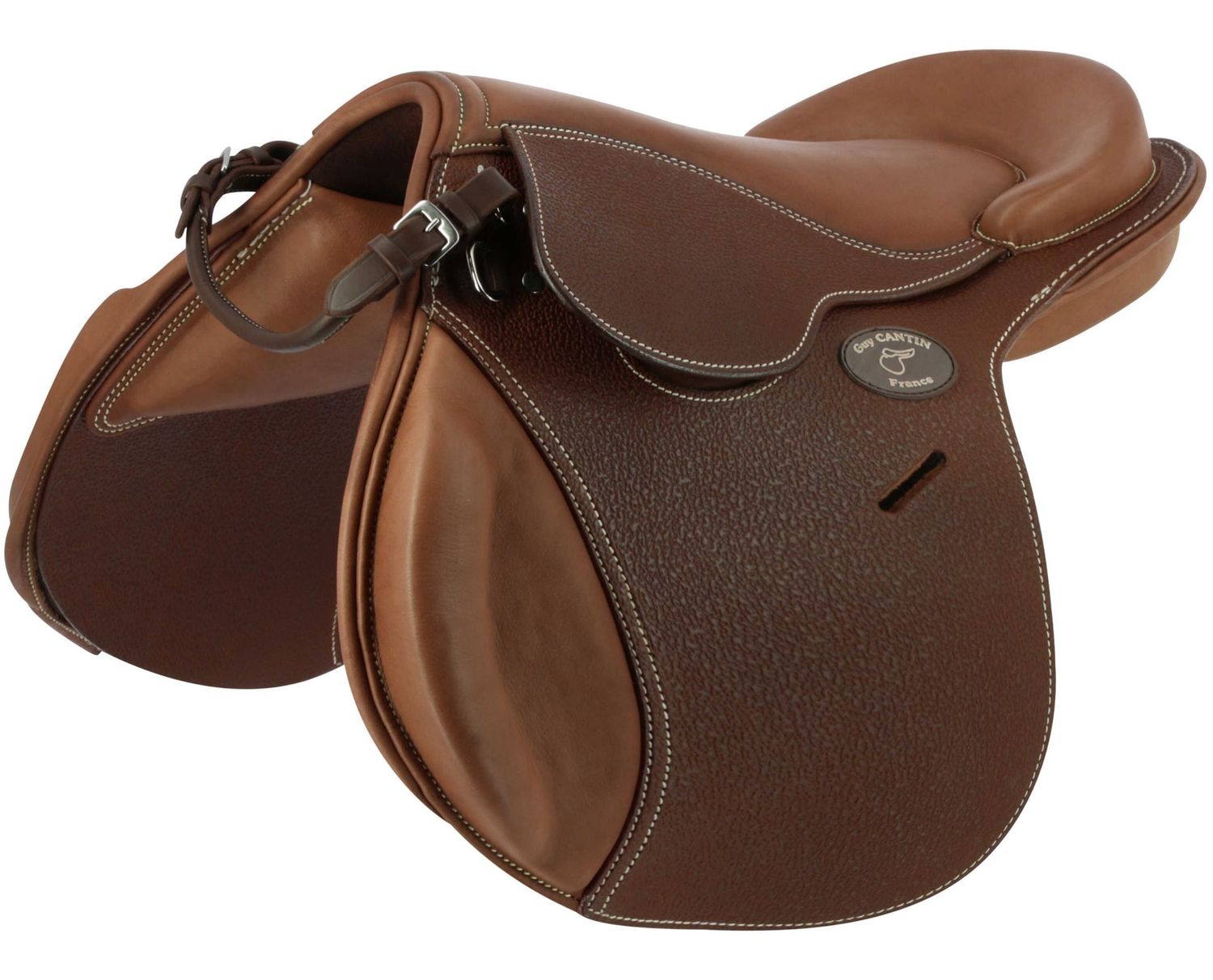 Selle Poney Evolution jumping 15.5 havane - GUY CANTIN Selle Poney Evolution jumping 15.5 havane - GUY CANTIN