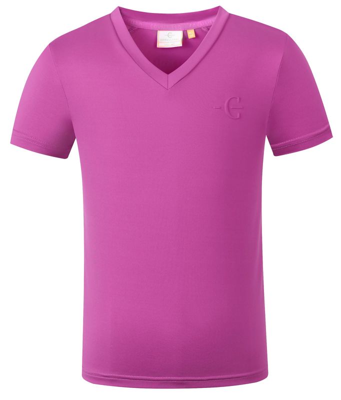 Tee shirt col V light berry- COVALLIERO Tee shirt col V light berry- COVALLIERO