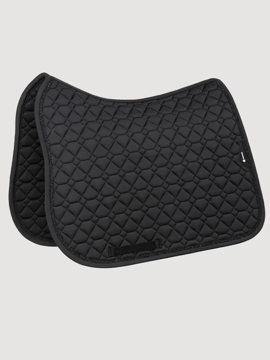 Tapis noir en tissu Crystal - EQUILINE Tapis noir en tissu Crystal - EQUILINE