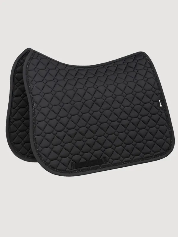 Tapis noir en tissu Crystal - EQUILINE