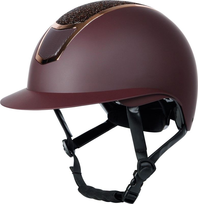 Casque Mont Blanc Sparkle bordeaux/rose Gold - Harry's Horse Casque Mont Blanc Sparkle bordeaux/rose Gold - Harry's Horse