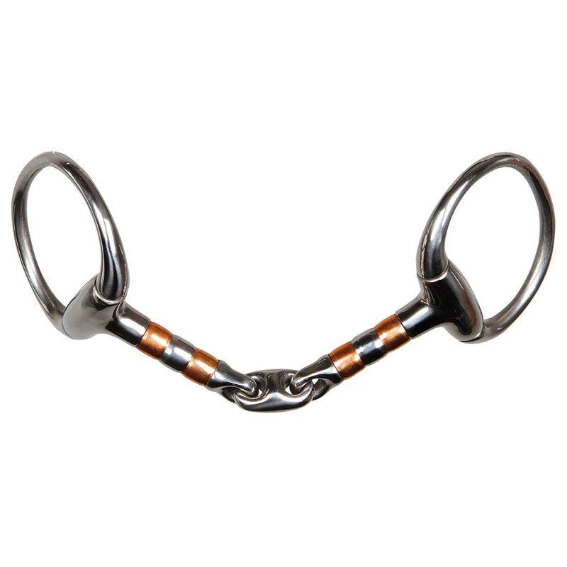 Mors olive double brisure à rouleaux 135 - HARRY'S HORSE Mors olive double brisure à rouleaux 135 - HARRY'S HORSE