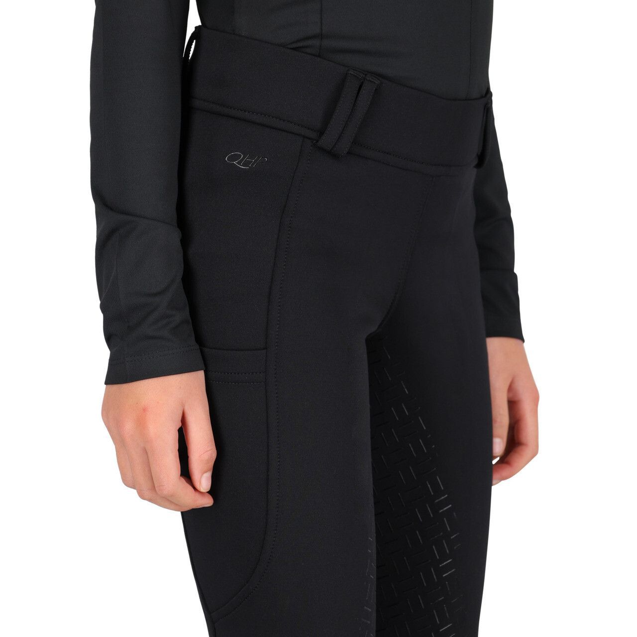 Legging d'équitation Valletta Junior full grip - QHP Legging d'équitation Valletta Junior full grip - QHP