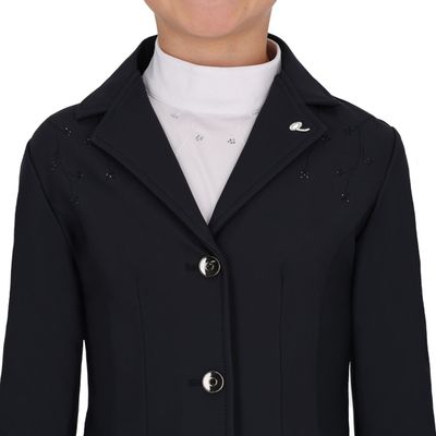 Veste de concours Amilara Junior noir - QHP Veste de concours Amilara Junior noir - QHP