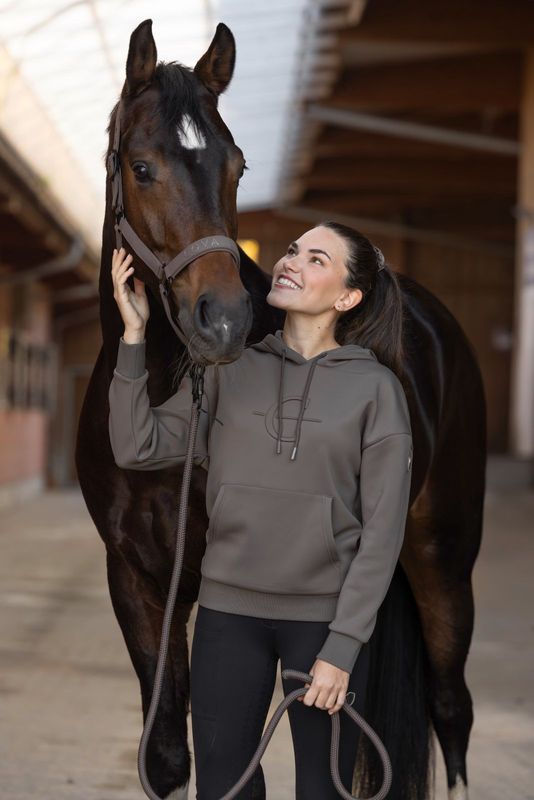 Sweat à capuche milk choco AH26- COVALLIERO