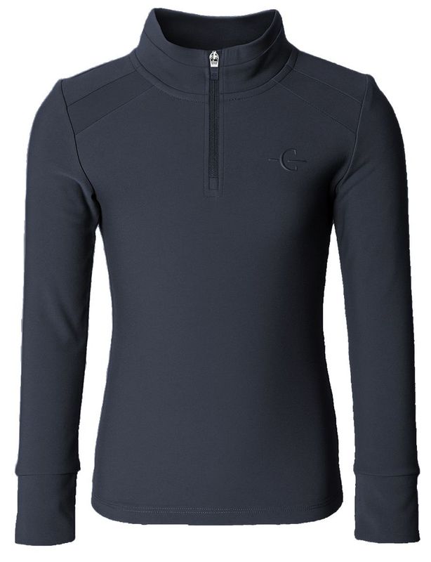 Active shirt zip marine AH26 - COVALLIERO