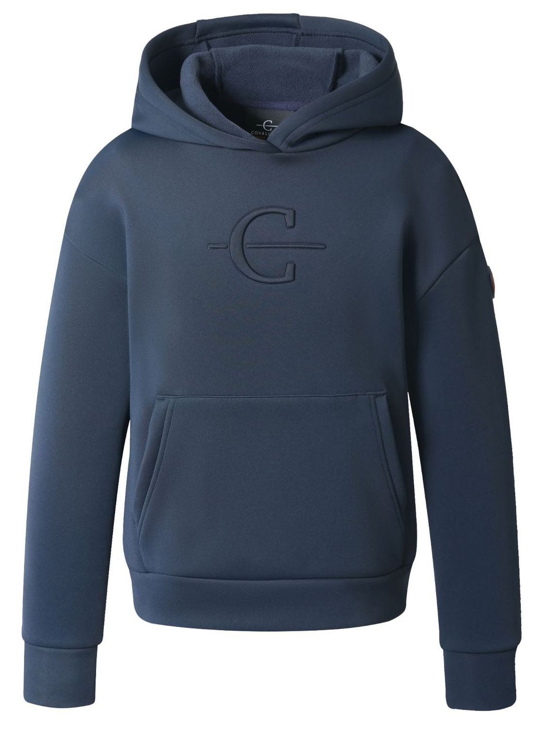 Sweat à capuche marine junior AH26 - COVALLIERO