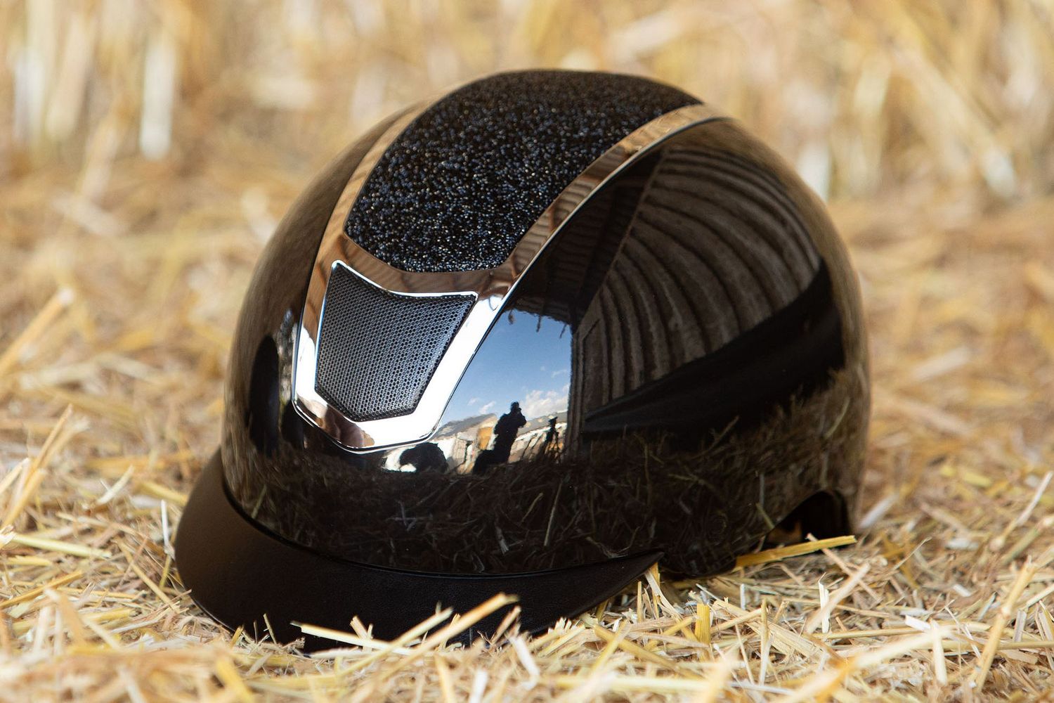 Casque Matterhorn Sparkle noir - Harry's Horse