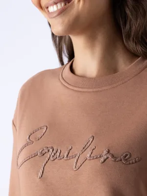 Sweat mocha mousse - EQUILINE Sweat mocha mousse - EQUILINE