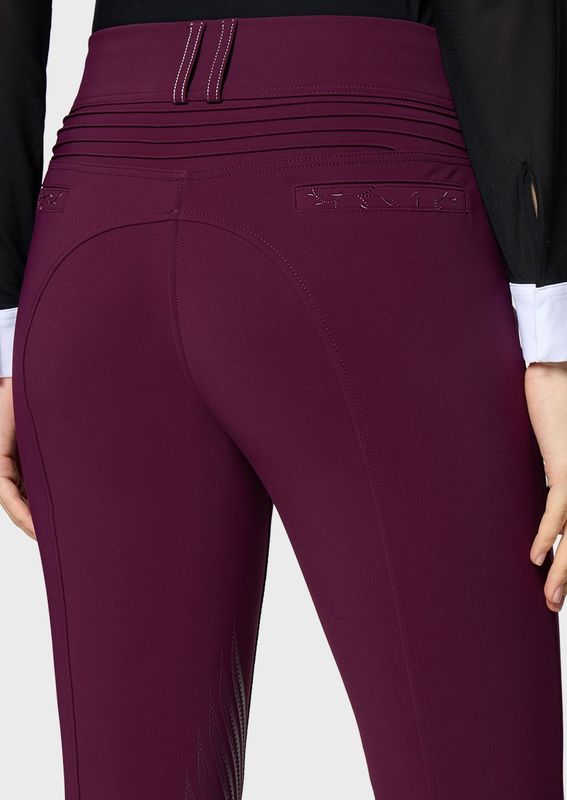 Pantalon Clara Floral plum - SAMSHIELD Pantalon Clara Floral plum - SAMSHIELD