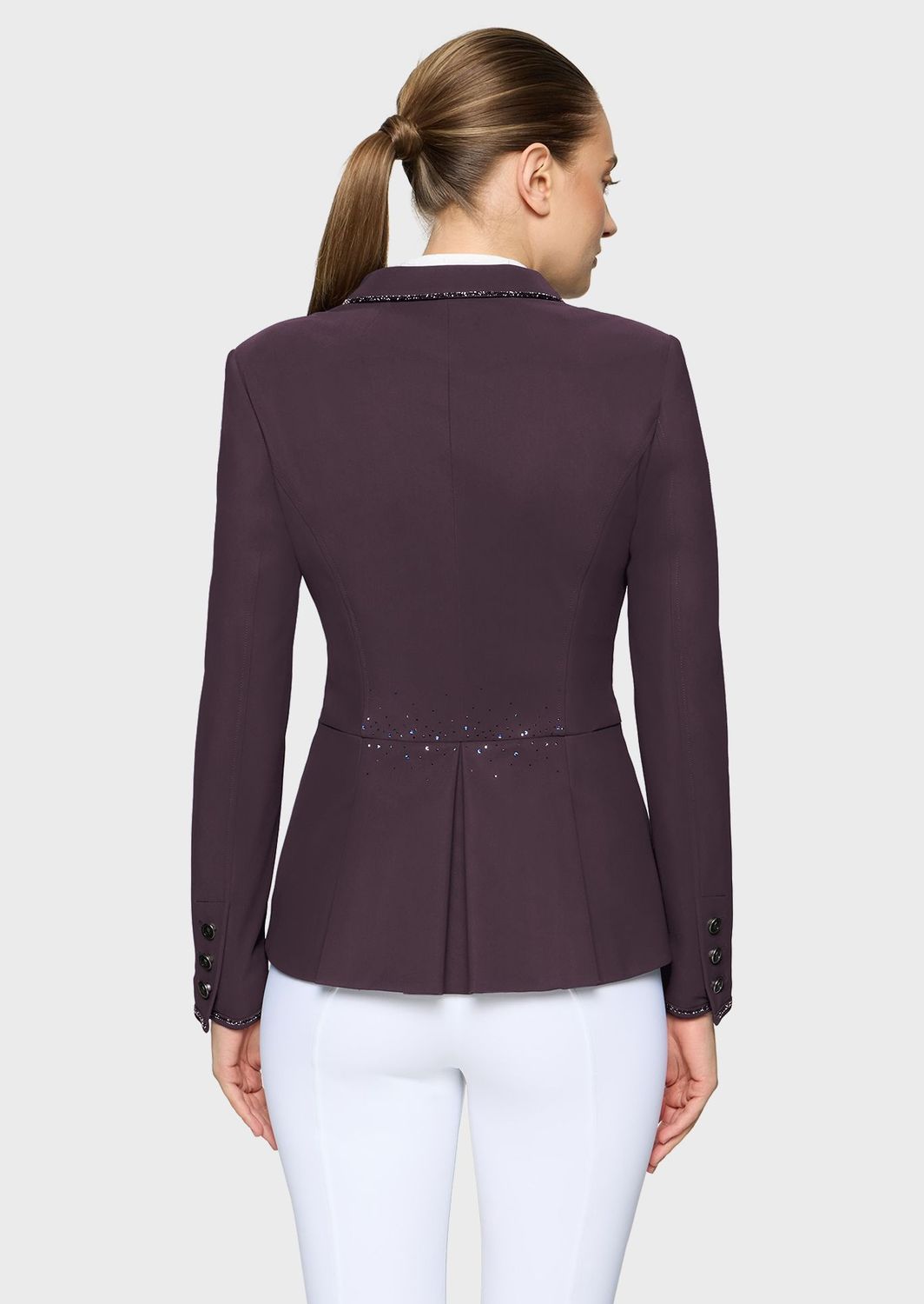 Veste Victorine Cristal Fabric Black cherry -SAMSHIELD Veste Victorine Cristal Fabric Black cherry -SAMSHIELD