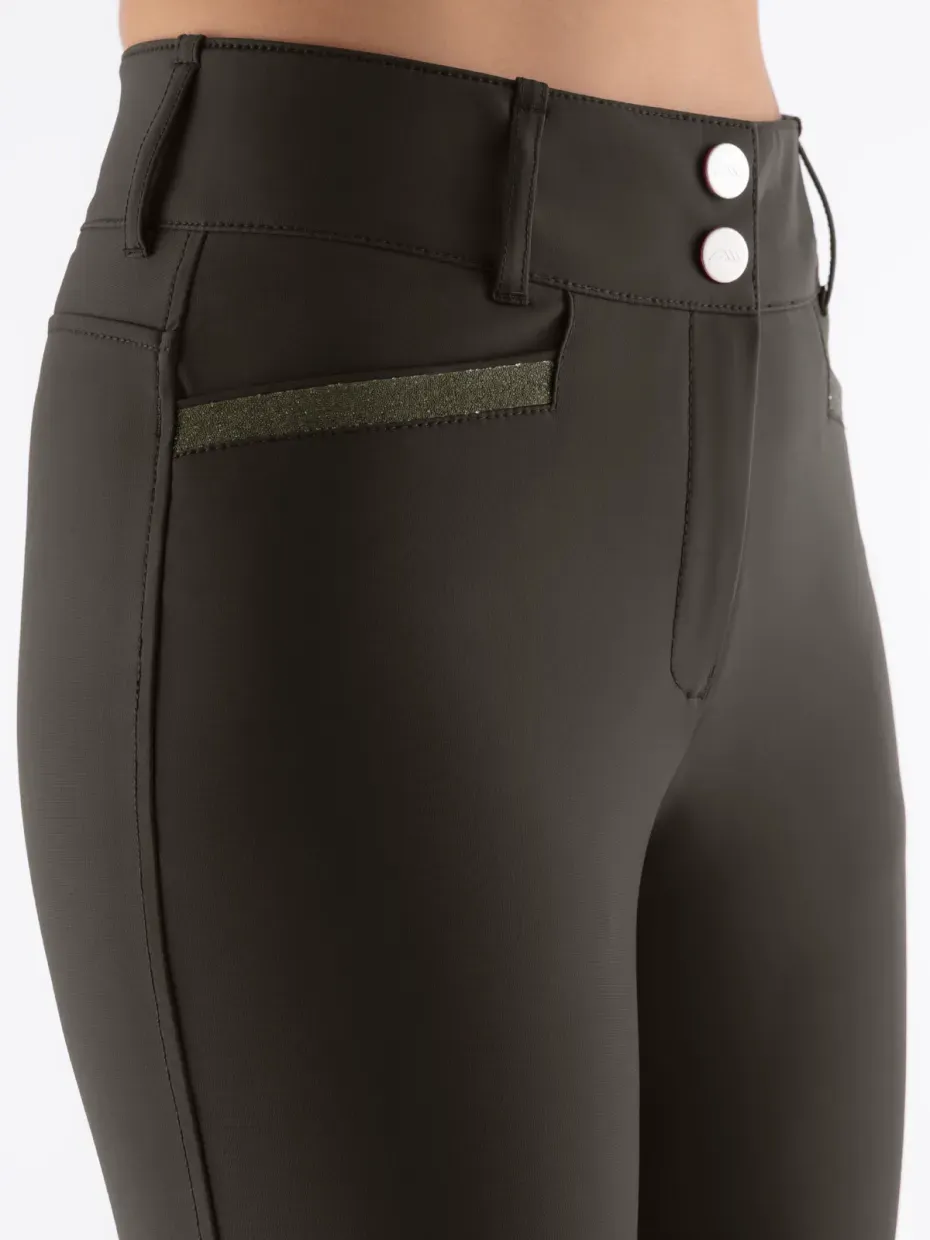 Pantalon Crystalek Olive - EQUILINE Pantalon Crystalek Olive - EQUILINE