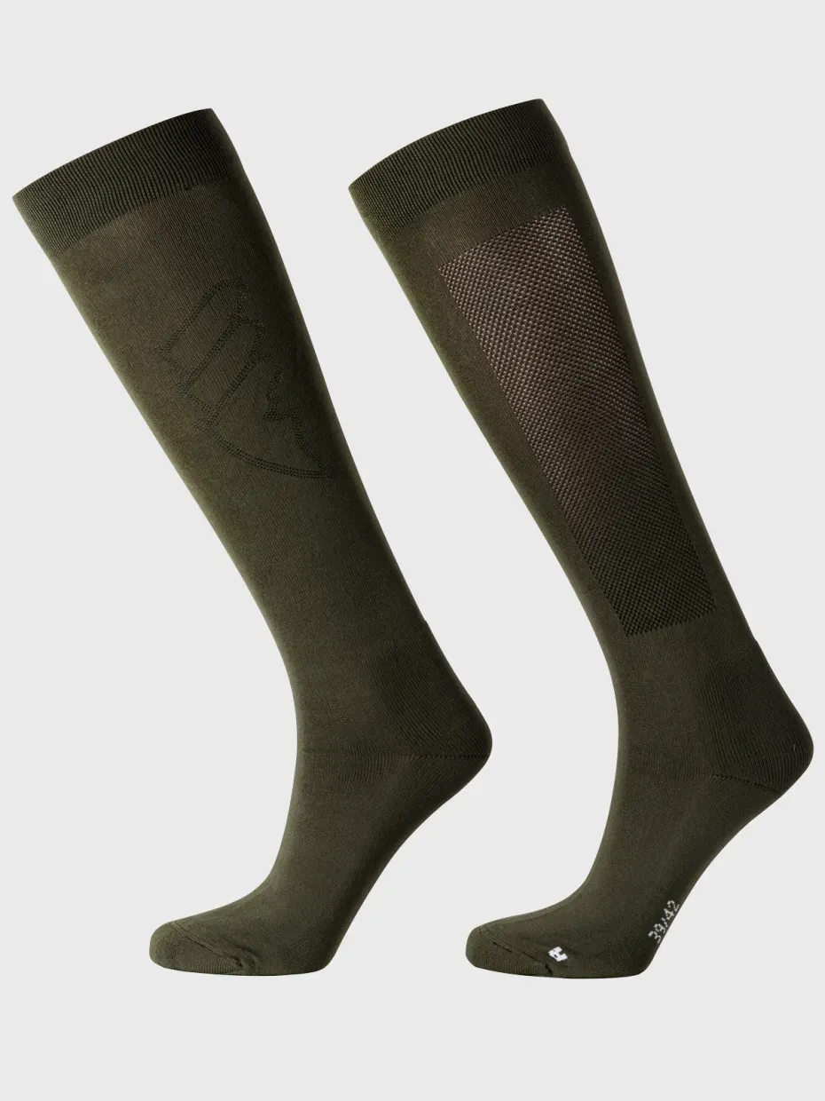 Chaussettes Olive - EQUILINE Chaussettes Olive - EQUILINE