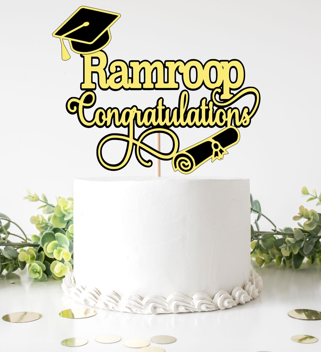 Congratulations Grad - Cake Topper Congratulations Grad - Cake Topper