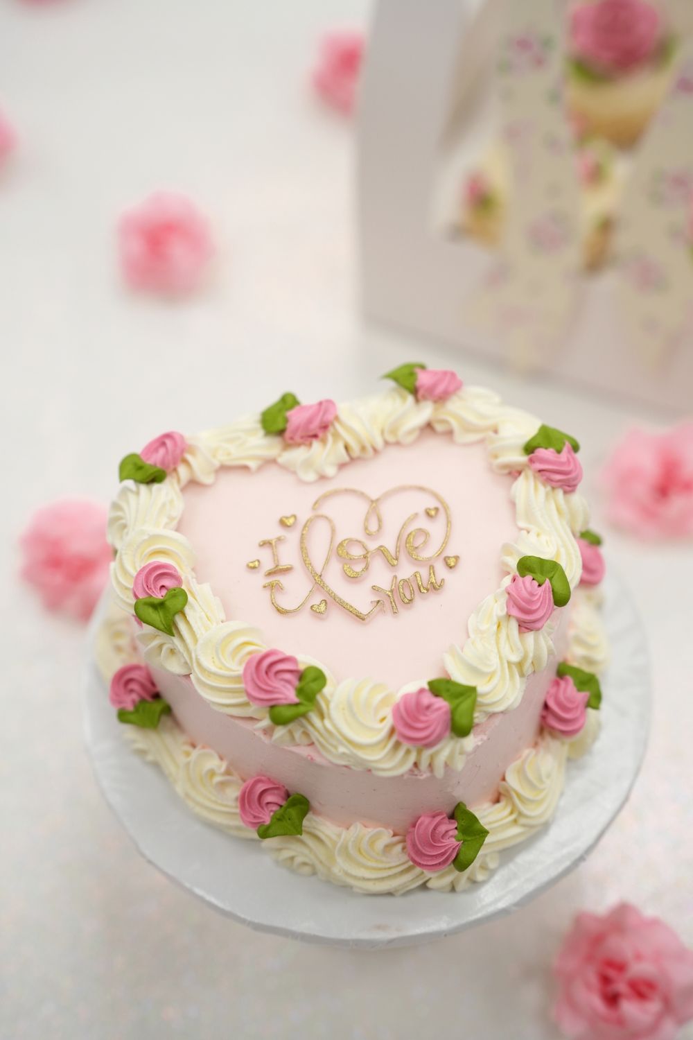 Valentine's Bento Heart Cake